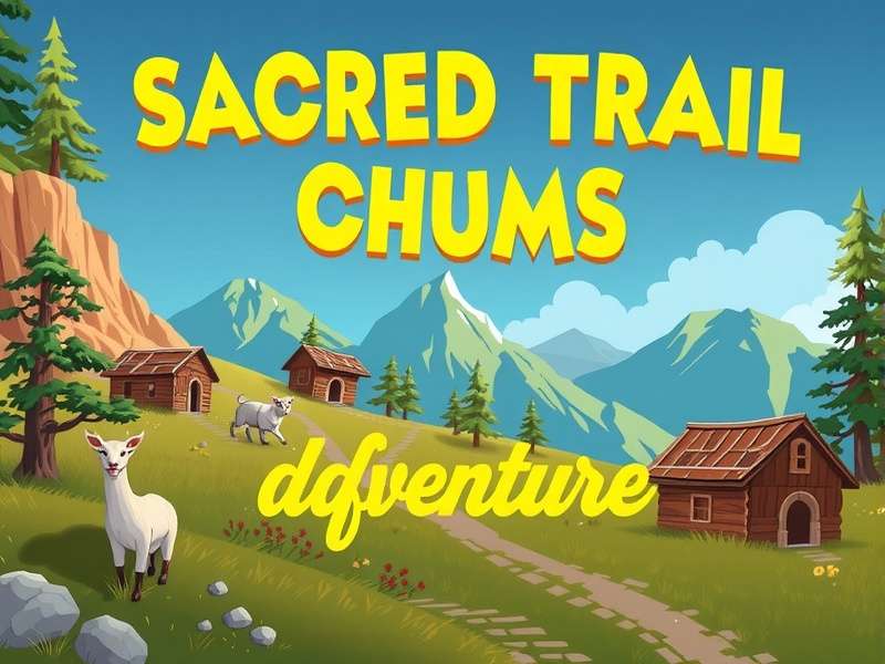 Sacred Trail Chums Adventure Game Banner